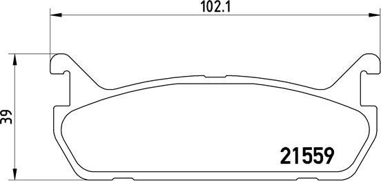 Brembo P 49 015 - Тормозные колодки, дисковые, комплект autospares.lv