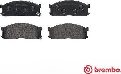 Brembo P 49 010 - Тормозные колодки, дисковые, комплект autospares.lv