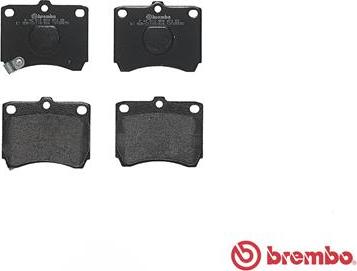 Brembo P 49 013 - Тормозные колодки, дисковые, комплект autospares.lv