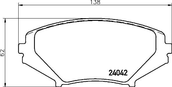 Brembo P 49 034 - Тормозные колодки, дисковые, комплект autospares.lv