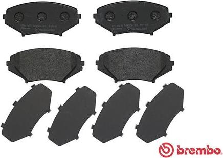 Brembo P 49 034 - Тормозные колодки, дисковые, комплект autospares.lv