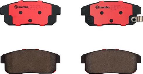 Brembo P49035N - Тормозные колодки, дисковые, комплект autospares.lv