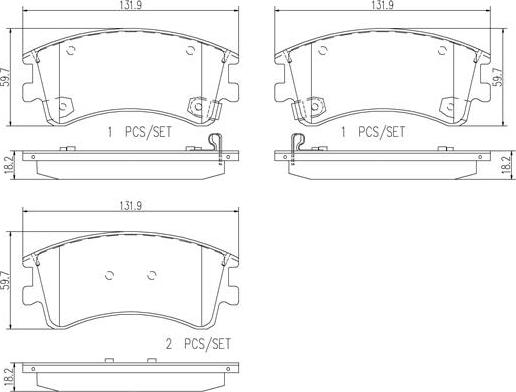 Brembo P49032N - Тормозные колодки, дисковые, комплект autospares.lv