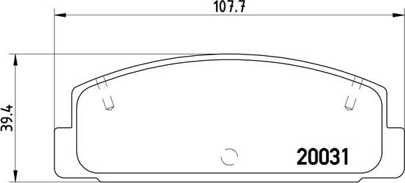 Brembo P 49 037 - Тормозные колодки, дисковые, комплект autospares.lv