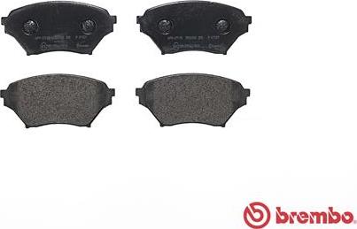 Brembo P 49 029 - Тормозные колодки, дисковые, комплект autospares.lv