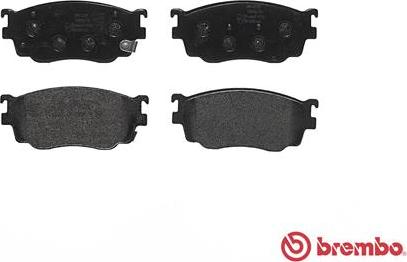 Brembo P 49 026 - Тормозные колодки, дисковые, комплект autospares.lv