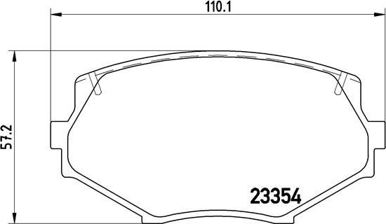 Brembo P 49 020 - Тормозные колодки, дисковые, комплект autospares.lv