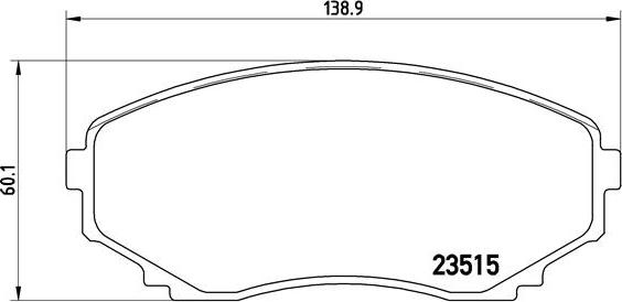 Brembo P 49 028 - Тормозные колодки, дисковые, комплект autospares.lv