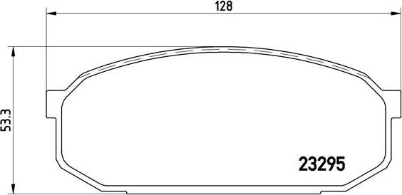 Brembo P 49 022 - Тормозные колодки, дисковые, комплект autospares.lv