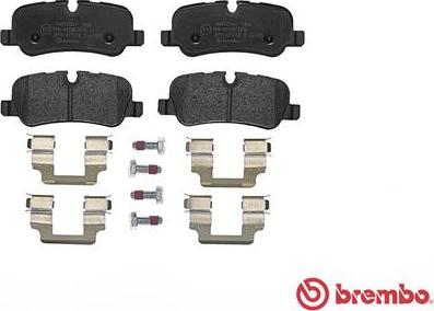 Brembo P 44 013 - Тормозные колодки, дисковые, комплект autospares.lv