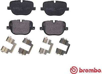 Brembo P 44 025 - Тормозные колодки, дисковые, комплект autospares.lv