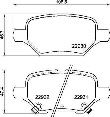 Brembo P 59 099 - Тормозные колодки, дисковые, комплект autospares.lv