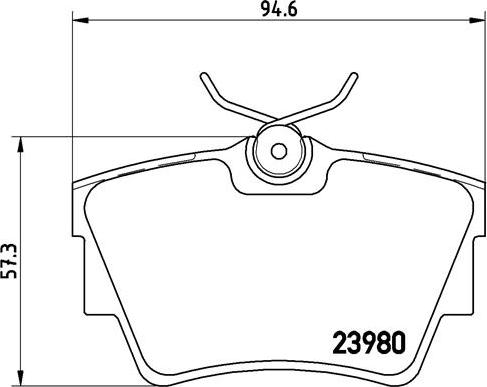 Brembo P 59 041 - Тормозные колодки, дисковые, комплект autospares.lv