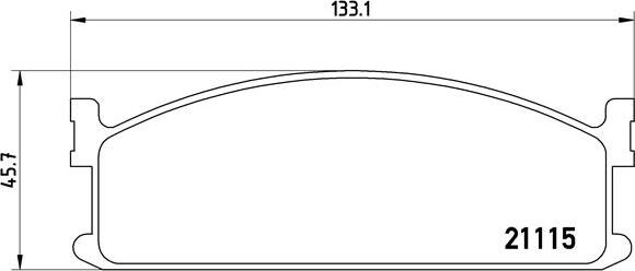 Brembo P 59 008 - Тормозные колодки, дисковые, комплект autospares.lv