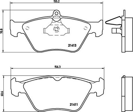 Brembo P 59 019 - Тормозные колодки, дисковые, комплект autospares.lv