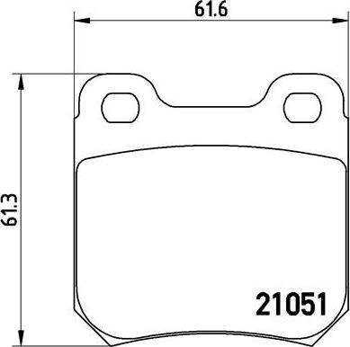 Brembo P 59 010 - Тормозные колодки, дисковые, комплект autospares.lv