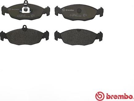 Brembo P 59 011 - Тормозные колодки, дисковые, комплект autospares.lv