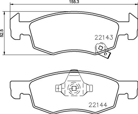 Brembo P 59 084 - Тормозные колодки, дисковые, комплект autospares.lv