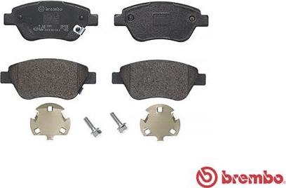 Brembo P 59 081 - Тормозные колодки, дисковые, комплект autospares.lv