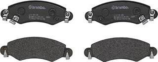 Brembo P 59 035 - Тормозные колодки, дисковые, комплект autospares.lv