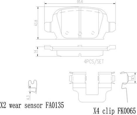 Brembo P59037N - Тормозные колодки, дисковые, комплект autospares.lv