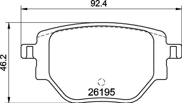 Brembo P 59 100 - Тормозные колодки, дисковые, комплект autospares.lv