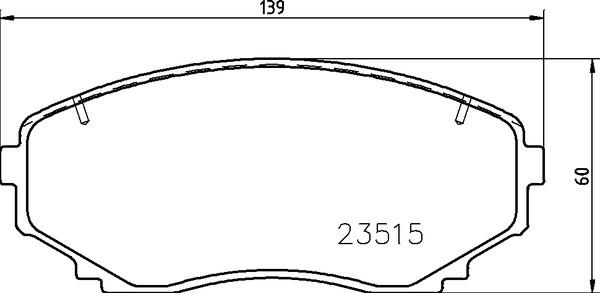 Brembo P54059N - Тормозные колодки, дисковые, комплект autospares.lv