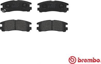 Brembo P 54 012 - Тормозные колодки, дисковые, комплект autospares.lv