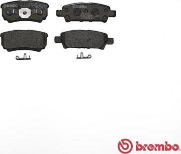Brembo P 54 034 - Тормозные колодки, дисковые, комплект autospares.lv