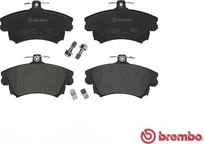 Brembo P 54 036 - Тормозные колодки, дисковые, комплект autospares.lv