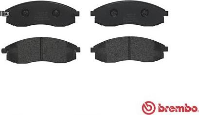 Brembo P 54 032 - Тормозные колодки, дисковые, комплект autospares.lv