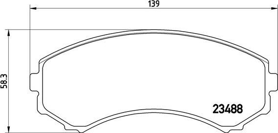 Brembo P 54 029 - Тормозные колодки, дисковые, комплект autospares.lv