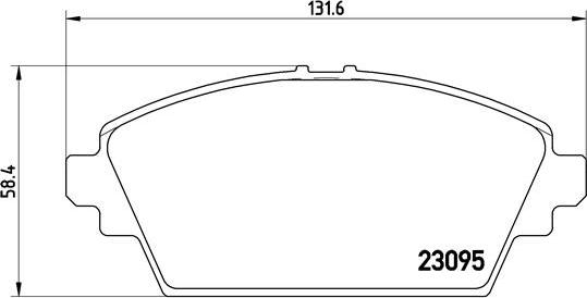 Brembo P 56 044 - Тормозные колодки, дисковые, комплект autospares.lv