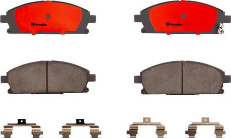 Brembo P56040N - Тормозные колодки, дисковые, комплект autospares.lv