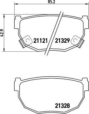 Brembo P 56 010 - Тормозные колодки, дисковые, комплект autospares.lv