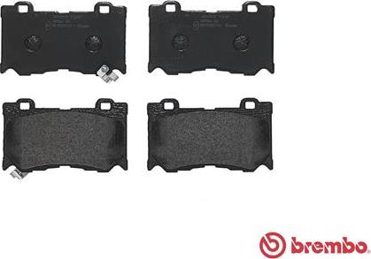 Brembo P 56 089 - Тормозные колодки, дисковые, комплект autospares.lv