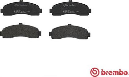 Brembo P 56 031 - Тормозные колодки, дисковые, комплект autospares.lv