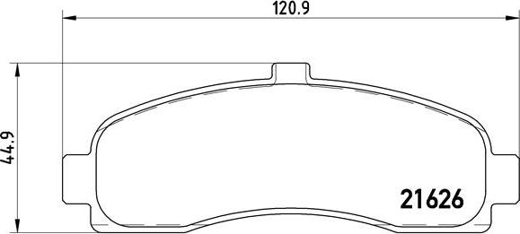 Brembo P 56 031 - Тормозные колодки, дисковые, комплект autospares.lv