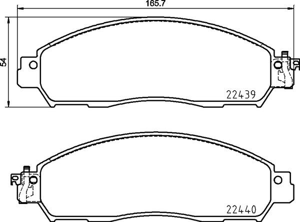 Brembo P 56 120E - Тормозные колодки, дисковые, комплект autospares.lv