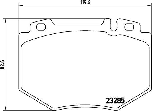 Brembo P 50 048 - Тормозные колодки, дисковые, комплект autospares.lv