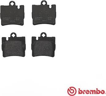 Brembo P 50 042 - Тормозные колодки, дисковые, комплект autospares.lv