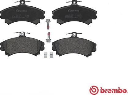 Brembo P 50 055 - Тормозные колодки, дисковые, комплект autospares.lv