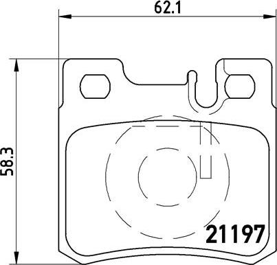 Brembo P 50 009 - Тормозные колодки, дисковые, комплект autospares.lv