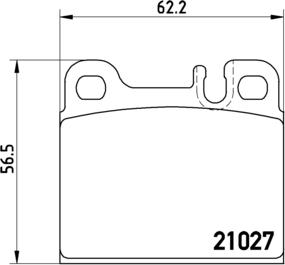 Brembo P 50 005 - Тормозные колодки, дисковые, комплект autospares.lv