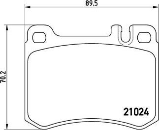 Brembo P 50 014 - Тормозные колодки, дисковые, комплект autospares.lv