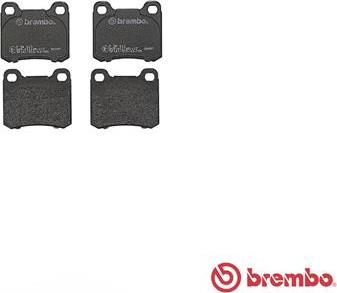 Brembo P 50 013 - Тормозные колодки, дисковые, комплект autospares.lv