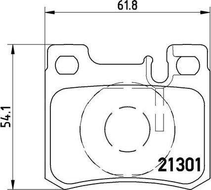 Brembo P 50 012 - Тормозные колодки, дисковые, комплект autospares.lv