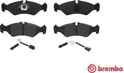 Brembo P 50 081 - Тормозные колодки, дисковые, комплект autospares.lv