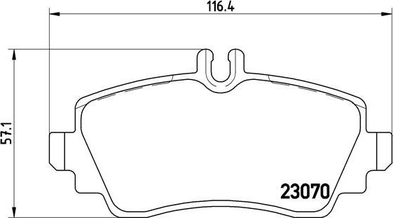 Brembo P 50 036 - Тормозные колодки, дисковые, комплект autospares.lv