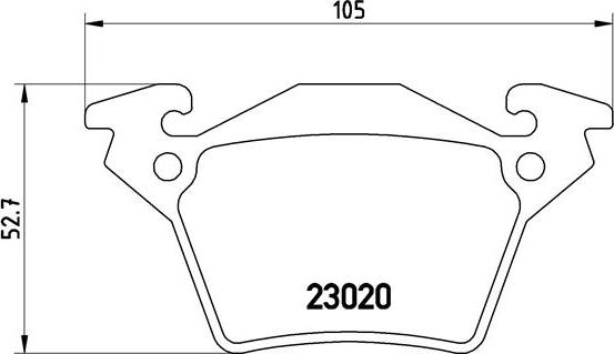 Brembo P 50 032 - Тормозные колодки, дисковые, комплект autospares.lv